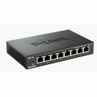 Switch D-Link DGS-108 8 p 10 / 100 / 1000 Mbps 3