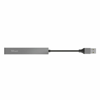 USB-HUB Trust 23786 USB x 4 Grijs Zilverkleurig Aluminium 3600 W 3