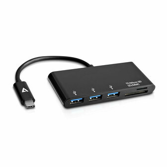 USB-HUB V7 V7UC3U-HUB-BLK-1E    1