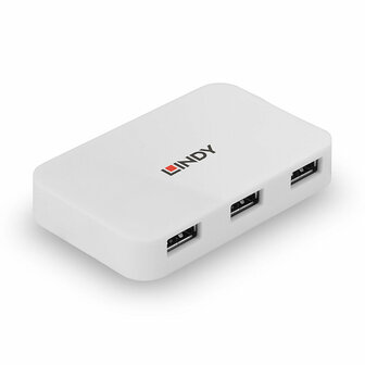 USB-HUB LINDY 43143 Wit 1
