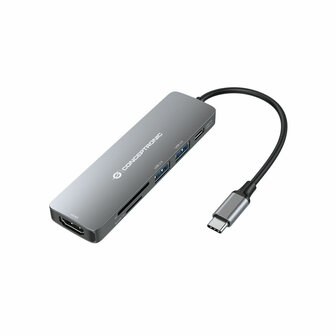 USB-HUB Conceptronic DONN11G Grijs 1