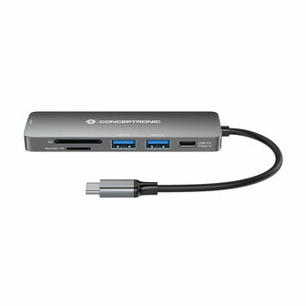 USB-HUB Conceptronic DONN11G Grijs 2