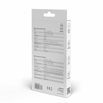 USB-HUB-C 4 Poorten Savio AK-54 Grijs 5