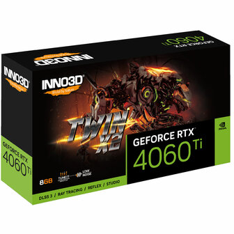 Videokaart INNO3D N406T2-08D6-171153N Geforce RTX 4060 Ti GDDR6 3