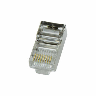 Connector RJ45 LogiLink MP0003 100 Stuks Zilverkleurig 1