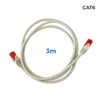 Cat6 UTP kabel EDM 3 m Grijs 1