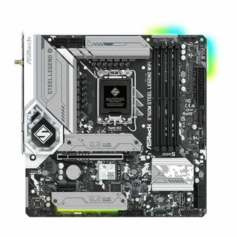 Moederbord ASRock B760M Steel Legend WiFi Intel Wi-Fi 6 Intel B760 LGA 1700 1