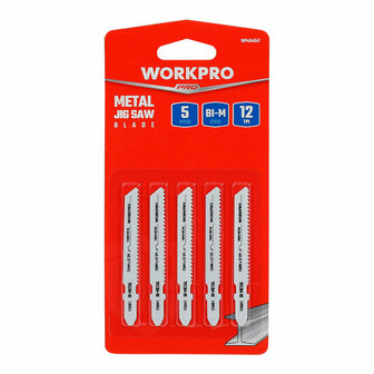 Zaagblad Workpro T118BF Decoupeerzaag Metaal (5 Stuks) 1