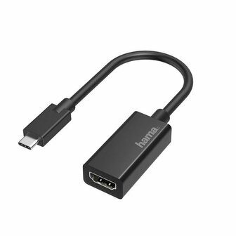 Adapter USB-C naar HDMI Hama 00200315 Zwart 4K Ultra HD 1