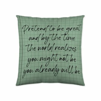 Kussenhoes Naturals Scrabble (50 x 50 cm) 1