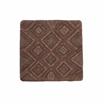 Kussenhoes DKD Home Decor Bruin Ruiten 50 x 1 x 50 cm 1