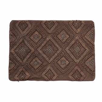 Kussenhoes DKD Home Decor 60 x 1 x 40 cm Bruin Ruiten 1