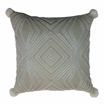 Kussenhoes DKD Home Decor Grijs 50 x 1 x 50 cm 3