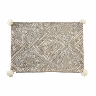 Kussenhoes DKD Home Decor 60 x 1 x 40 cm Grijs 1