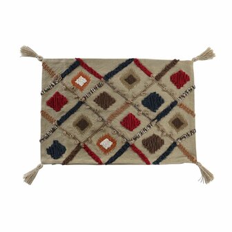 Kussenhoes DKD Home Decor 60 x 1 x 40 cm Multicolour Franjes 1