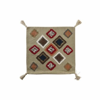 Kussenhoes DKD Home Decor Multicolour Franjes 50 x 1 x 50 cm 1