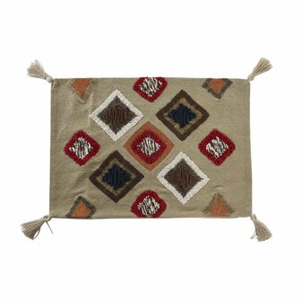 Kussenhoes DKD Home Decor 60 x 1 x 40 cm Multicolour Franjes 1