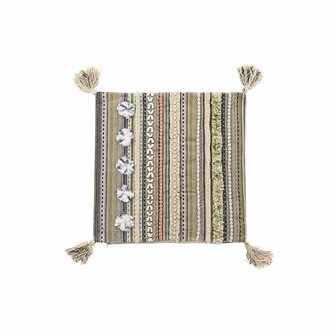 Kussenhoes DKD Home Decor Multicolour Franjes 50 x 1 x 50 cm 1