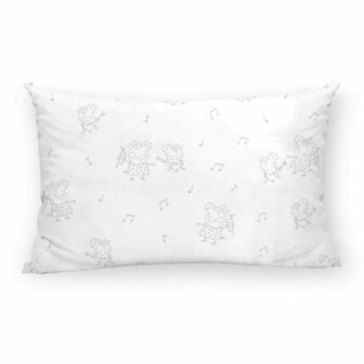 Kussensloop Peppa Pig Grijs Multicolour 175 Draden 30 x 50 cm 100% katoen 1
