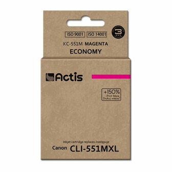 Compatibele inktcartridge Actis KC-551M Magenta 1