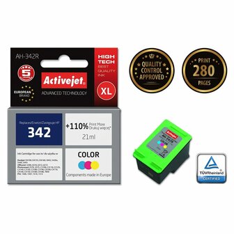 Originele inktcartridge Activejet AH-342R Wit Cyaan/Magenta/Geel 2