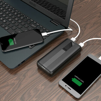 Powerbank Contact Zwart 20000 mAh 6