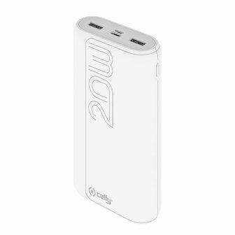 Powerbank Celly 20000 mAh Wit 1