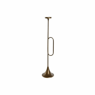 Kaarshouder Home ESPRIT Gouden Metaal 21 x 21 x 98 cm 1