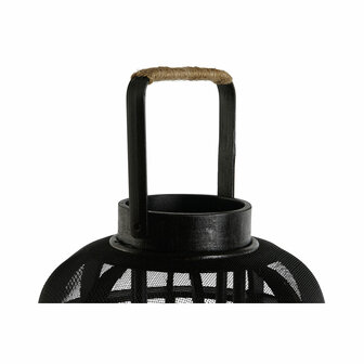 Kaarshouder Home ESPRIT Zwart Metaal 25,5 x 25,5 x 46,5 cm 2