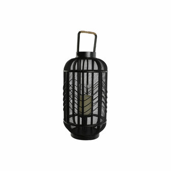 Kaarshouder Home ESPRIT Zwart Metaal 25,5 x 25,5 x 46,5 cm 6