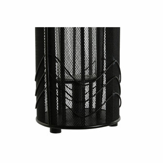 Kaarshouder Home ESPRIT Zwart Metaal 21,5 x 21,5 x 43,5 cm 4