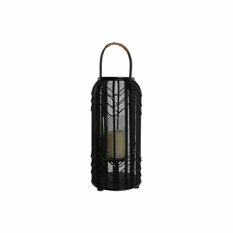 Kaarshouder Home ESPRIT Zwart Metaal 21,5 x 21,5 x 43,5 cm 6