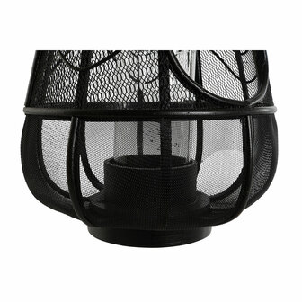 Kaarshouder Home ESPRIT Zwart Metaal 28 x 28 x 50 cm 4