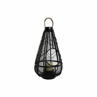 Kaarshouder Home ESPRIT Zwart Metaal 28 x 28 x 50 cm 6