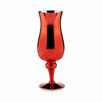 Kaarshouder Kristal Rood 13,5 x 35 x 13,5 cm (6 Stuks) 2