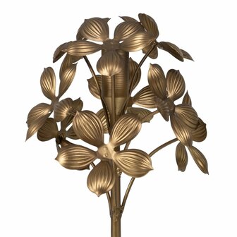 Kaarshouder Gouden Ijzer 15 x 15 x 40 cm 3