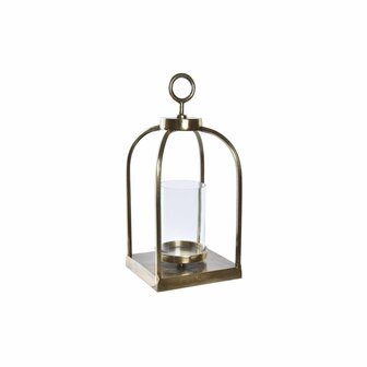 Lantaarn DKD Home Decor Kristal Gouden Aluminium (19 x 19 x 43 cm) 1