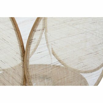 Lantaarn DKD Home Decor Kristal Natuurlijk Bruin Bamboe Orientaals 42 x 42 x 55 cm 2