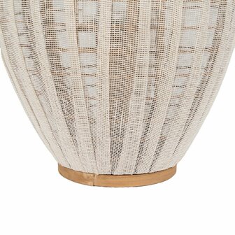 Lantaarn Beige Natuurlijk Bamboe Kristal 36 x 36 x 56 cm 7