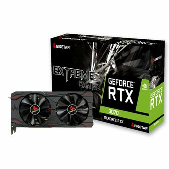 Videokaart Biostar VN3706RM82 Geforce RTX 3070 8 GB GDDR6 1
