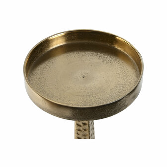 Kaarshouder Home ESPRIT Gouden Aluminium 18,5 X 18,5 X 64,5 cm 2