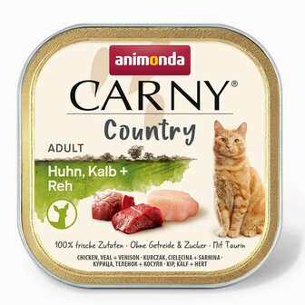Kattenvoer Animonda Carny Country Kip 100 g 1