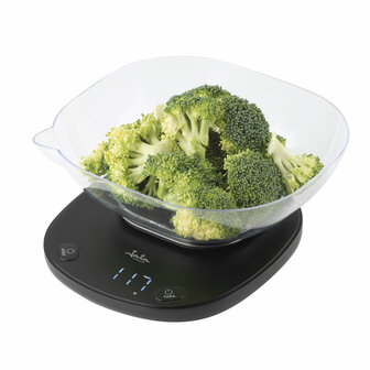 Keukenweegschaal JATA HBAL1709      * Zwart 5 kg 4