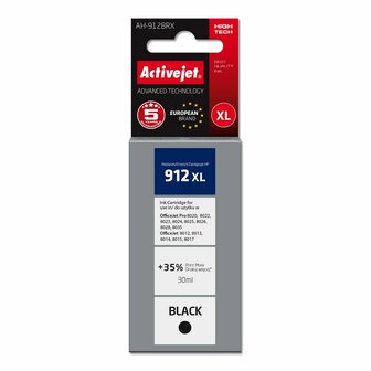 Originele inktcartridge Activejet AH-912BRX Zwart 1