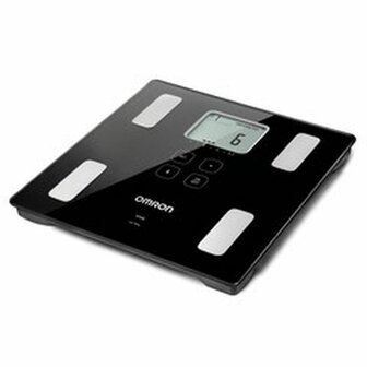Digitale Personenweegschaal Omron HBF-222T-EBK Zwart 34 x 32 x 8 cm 1