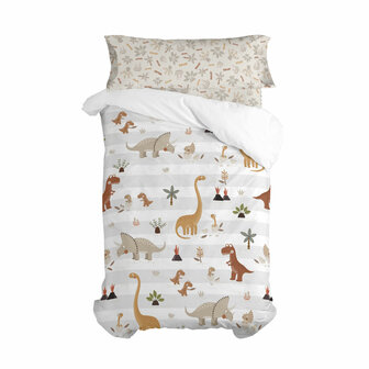 Dekbedovertrek set HappyFriday Moshi Moshi Dino Family Multicolour 2 Onderdelen 1