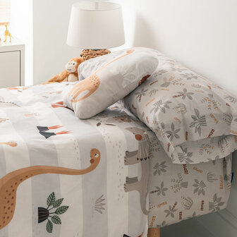 Dekbedovertrek set HappyFriday Moshi Moshi Dino Family Multicolour 2 Onderdelen 3