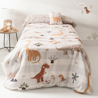 Dekbedovertrek set HappyFriday Moshi Moshi Dino Family Multicolour 2 Onderdelen 4