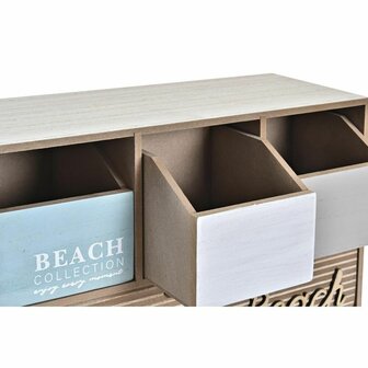 Juwelenkistje DKD Home Decor Hout Bruin Turkoois 34 x 14 x 24 cm 2