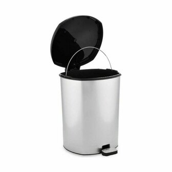 Pedaalemmer Zilverkleurig Plastic 11 L (6 Stuks) 3